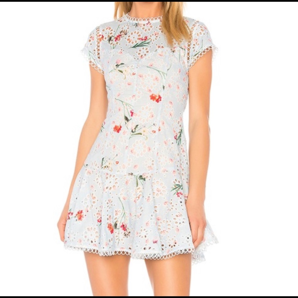 aijek Sydney borderie dress